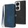 Custodia per telefono in pelle con cinturino a mano con doppia fibbia laterale per Honor X7b (Royal) Custodia per telefono in pelle con cinturino a mano con doppia fibbia laterale per Honor X7b (Royal)