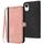 Custodia per telefono in pelle con cinturino a doppia piega e fibbia laterale per iPhone SE 2024 (rosa) Custodia per telefono in pelle con cinturino a doppia piega e fibbia laterale per iPhone SE 2024 (rosa)