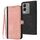 Custodia per telefono in pelle con fibbia laterale doppia piega per vivo Y17s 4G Global/Y28 5G India (rosa) Custodia per telefono in pelle con fibbia laterale doppia piega per vivo Y17s 4G Global/Y28 5G India (rosa)