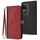 Per vivo V30 5G Global/V30 Pro 5G Global Custodia per cellulare in pelle con fibbia laterale doppia piega (Rosso) Per vivo V30 5G Global/V30 Pro 5G Global Custodia per cellulare in pelle con fibbia laterale doppia piega (Rosso)