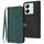 Per vivo Y36 5G Global/Y36 4G Global Custodia per cellulare in pelle con fibbia laterale doppia piega (verde scuro) Per vivo Y36 5G Global/Y36 4G Global Custodia per cellulare in pelle con fibbia laterale doppia piega (verde scuro)