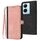 Per vivo Y78+ 5G Global/Y78 5G Global Custodia per cellulare in pelle con fibbia laterale doppia piega (rosa) Per vivo Y78+ 5G Global/Y78 5G Global Custodia per cellulare in pelle con fibbia laterale doppia piega (rosa)