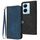 Custodia per telefono in pelle con cinturino a mano con doppia fibbia laterale per vivo V29 Lite (Royal) Custodia per telefono in pelle con cinturino a mano con doppia fibbia laterale per vivo V29 Lite (Royal)