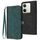 Per vivo Y100 5G Global Side Buckle Doppia Piega Cinturino in pelle Custodia per cellulare (Verde scuro) Per vivo Y100 5G Global Side Buckle Doppia Piega Cinturino in pelle Custodia per cellulare (Verde scuro)