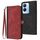 Per vivo Y02s 4G Global Side Buckle Doppia Piega Cinturino in pelle Custodia per telefono(Rosso) Per vivo Y02s 4G Global Side Buckle Doppia Piega Cinturino in pelle Custodia per telefono(Rosso)