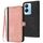 Per vivo Y02s 4G Custodia per telefono in pelle con cinturino a mano con doppia fibbia laterale globale (rosa) Per vivo Y02s 4G Custodia per telefono in pelle con cinturino a mano con doppia fibbia laterale globale (rosa)