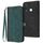 Per vivo Y19/U3/Y5s/Z5i/U20 Custodia per cellulare in pelle con fibbia laterale doppia piega (verde scuro) Per vivo Y19/U3/Y5s/Z5i/U20 Custodia per cellulare in pelle con fibbia laterale doppia piega (verde scuro)