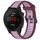 Per cinturino per orologio in silicone strutturato bicolore da 18 mm Garmin Forerunner 255S Music (viola) Per cinturino per orologio in silicone strutturato bicolore da 18 mm Garmin Forerunner 255S Music (viola)
