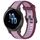 Per cinturino per orologio in silicone testurizzato bicolore Garmin Venu 2S 18 mm (viola) Per cinturino per orologio in silicone testurizzato bicolore Garmin Venu 2S 18 mm (viola)