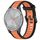Per cinturino in silicone strutturato bicolore Garmin Vivomove 3S 18mm (arancione + nero) Per cinturino in silicone strutturato bicolore Garmin Vivomove 3S 18mm (arancione + nero)