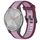 Per cinturino in silicone testurizzato bicolore Garmin Vivomove 3S 18mm (viola) Per cinturino in silicone testurizzato bicolore Garmin Vivomove 3S 18mm (viola)