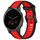 Per cinturino in silicone strutturato bicolore Garmin Vivoactive 4S 18mm (rosso + nero) Per cinturino in silicone strutturato bicolore Garmin Vivoactive 4S 18mm (rosso + nero)