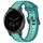 Per cinturino per orologio in silicone testurizzato bicolore Garmin Vivoactive 4S 18mm (verde acqua) Per cinturino per orologio in silicone testurizzato bicolore Garmin Vivoactive 4S 18mm (verde acqua)