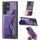 Per Samsung Galaxy S22 Ultra 5G II Custodia per telefono con slot per scheda con supporto scorrevole a forma di K (viola) Per Samsung Galaxy S22 Ultra 5G II Custodia per telefono con slot per scheda con supporto scorrevole a forma di K (viola)