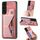 Per Samsung Galaxy S22+ 5G II Custodia per telefono con slot per scheda con supporto scorrevole a forma di K (rosa) Per Samsung Galaxy S22+ 5G II Custodia per telefono con slot per scheda con supporto scorrevole a forma di K (rosa)