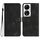 Per Honor X7b Custodia in pelle con motivo a cuore Skin Feel (nera)