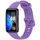 Per Huawei Band 8/9/9 NFC cinturino in silicone con fibbia colorata tinta unita (viola) Per Huawei Band 8/9/9 NFC cinturino in silicone con fibbia colorata tinta unita (viola)