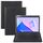 Custodia in pelle con supporto girevole per tastiera Bluetooth con pulsanti rotondi per Huawei MatePad 11 2023/2021 (nero) Custodia in pelle con supporto girevole per tastiera Bluetooth con pulsanti rotondi per Huawei MatePad 11 2023/2021 (nero)