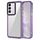 Per vivo V27e/Y200/V29e 5G Taiwan/V30 Lite Custodia per telefono antiurto in acrilico trasparente + TPU (viola trasparente) Per vivo V27e/Y200/V29e 5G Taiwan/V30 Lite Custodia per telefono antiurto in acrilico trasparente + TPU (viola trasparente)