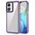 Per vivo Y02s/Y16/Y56/T2x 5G India Custodia per telefono antiurto in acrilico trasparente + TPU (viola trasparente) Per vivo Y02s/Y16/Y56/T2x 5G India Custodia per telefono antiurto in acrilico trasparente + TPU (viola trasparente)