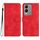 Custodia in pelle per vivo Y17s 4G Global/Y28 5G India con motivo a cuore Skin Feel (Rosso) Custodia in pelle per vivo Y17s 4G Global/Y28 5G India con motivo a cuore Skin Feel (Rosso)