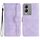 Custodia in pelle per vivo Y17s 4G Global/Y28 5G India con motivo a cuore Skin Feel (viola) Custodia in pelle per vivo Y17s 4G Global/Y28 5G India con motivo a cuore Skin Feel (viola)
