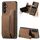 Custodia per telefono posteriore con cerniera in pelle retrò per Samsung Galaxy S23 FE 5G (marrone) Custodia per telefono posteriore con cerniera in pelle retrò per Samsung Galaxy S23 FE 5G (marrone)