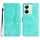 Custodia per cellulare in pelle con motivo a cuore India per vivo Y27 5G/Y36 4G (azzurro) Custodia per cellulare in pelle con motivo a cuore India per vivo Y27 5G/Y36 4G (azzurro)