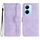 Per vivo Y78+ 5G Global/Y78 5G Global Custodia in pelle con motivo a cuore con sensazione di pelle (viola) Per vivo Y78+ 5G Global/Y78 5G Global Custodia in pelle con motivo a cuore con sensazione di pelle (viola)