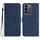 Custodia in pelle per vivo V27 5G Global/V27 Pro 5G Global con motivo a cuore (blu reale) Custodia in pelle per vivo V27 5G Global/V27 Pro 5G Global con motivo a cuore (blu reale)