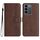 Per vivo V27e 4G Global/T2 4G Global Custodia in pelle con motivo a cuore Skin Feel (marrone) Per vivo V27e 4G Global/T2 4G Global Custodia in pelle con motivo a cuore Skin Feel (marrone)