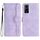 Custodia per cellulare in pelle con motivo a cuore globale per vivo Y55s 2023 5G/Y55 5G (viola) Custodia per cellulare in pelle con motivo a cuore globale per vivo Y55s 2023 5G/Y55 5G (viola)