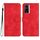 Per vivo iQOO U5e 5G/Y30 5G/Y33e 5G Custodia per telefono in pelle con motivo a cuore Skin Feel (Rosso) Per vivo iQOO U5e 5G/Y30 5G/Y33e 5G Custodia per telefono in pelle con motivo a cuore Skin Feel (Rosso)