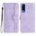 Custodia per cellulare in pelle con motivo a cuore per vivo Y53s 4G/Y51a/Y33 4G (viola) Custodia per cellulare in pelle con motivo a cuore per vivo Y53s 4G/Y51a/Y33 4G (viola)
