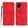 Custodia in pelle per vivo Y72 5G India con motivo a cuore Skin Feel (rossa) Custodia in pelle per vivo Y72 5G India con motivo a cuore Skin Feel (rossa)