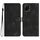 Custodia in pelle per vivo Y72 5G India con motivo a cuore Skin Feel (nera) Custodia in pelle per vivo Y72 5G India con motivo a cuore Skin Feel (nera)