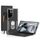 Custodia per telefono in pelle Flip GKK Armor per Samsung Galaxy S24 Ultra 5G, senza penna (texture litchi nera)