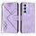Custodia in pelle per vivo V30 Lite 5G India/T3 5G IDN Line Pattern Skin Feel (viola chiaro) Custodia in pelle per vivo V30 Lite 5G India/T3 5G IDN Line Pattern Skin Feel (viola chiaro)