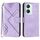 Per vivo Y03 4G Global Line Pattern Skin Feel Custodia in pelle per telefono (viola chiaro) Per vivo Y03 4G Global Line Pattern Skin Feel Custodia in pelle per telefono (viola chiaro)