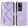 Per vivo V30 5G Global/V30 Pro 5G Global Line Pattern Skin Feel Custodia in pelle per telefono (viola chiaro) Per vivo V30 5G Global/V30 Pro 5G Global Line Pattern Skin Feel Custodia in pelle per telefono (viola chiaro)