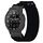 Per cinturino per orologio Garmin Instinct Crossover Solar da 22 mm in nylon con chiusura a strappo (nero) Per cinturino per orologio Garmin Instinct Crossover Solar da 22 mm in nylon con chiusura a strappo (nero)
