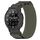 Per cinturino per orologio Garmin Instinct Crossover Solar da 22 mm in nylon con chiusura a strappo (grigio) Per cinturino per orologio Garmin Instinct Crossover Solar da 22 mm in nylon con chiusura a strappo (grigio)