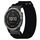 Per cinturino per orologio Garmin Fenix 7 da 22 mm in nylon con chiusura a strappo (nero) Per cinturino per orologio Garmin Fenix 7 da 22 mm in nylon con chiusura a strappo (nero)