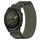 Per cinturino per orologio Garmin Tactix 7 AMOLED da 26 mm in nylon con chiusura a strappo (grigio)
