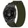 Per cinturino per orologio Garmin Fenix 7X 26 mm in nylon con chiusura a strappo (verde militare)