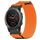 Per cinturino per orologio Garmin Fenix 5X Sapphire da 26 mm in nylon con chiusura a strappo (arancione) Per cinturino per orologio Garmin Fenix 5X Sapphire da 26 mm in nylon con chiusura a strappo (arancione)