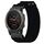 Per cinturino per orologio Garmin Fenix 5X Sapphire da 26 mm in nylon con chiusura a strappo (nero) Per cinturino per orologio Garmin Fenix 5X Sapphire da 26 mm in nylon con chiusura a strappo (nero)