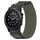 Per cinturino per orologio Garmin Descent MK 1 da 26 mm in nylon con chiusura a strappo (grigio) Per cinturino per orologio Garmin Descent MK 1 da 26 mm in nylon con chiusura a strappo (grigio)