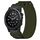 Per cinturino per orologio Garmin Descent MK 1 da 26 mm in nylon con chiusura a strappo (verde militare) Per cinturino per orologio Garmin Descent MK 1 da 26 mm in nylon con chiusura a strappo (verde militare)
