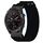 Per cinturino per orologio Garmin Descent MK 2 da 26 mm in nylon con chiusura a strappo (nero) Per cinturino per orologio Garmin Descent MK 2 da 26 mm in nylon con chiusura a strappo (nero)